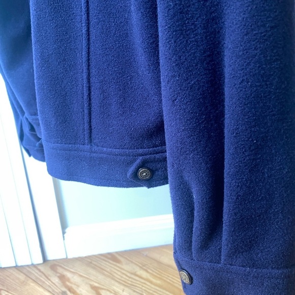 Vintage Rafaella Sport Navy Wool Jacket Shacket Size Medium - Picture 16 of 16